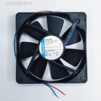 8026602694 Вентилятор Ebmpapst 4412 FM 12V DC 270mA 3.2W 119X25 2pin Hirschmann
