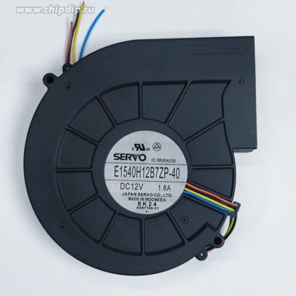 8009485538 Вентилятор Servo E1540H12B7ZP-40 12V DC 1.6A 150X40 4pin Улитка Hirschmann