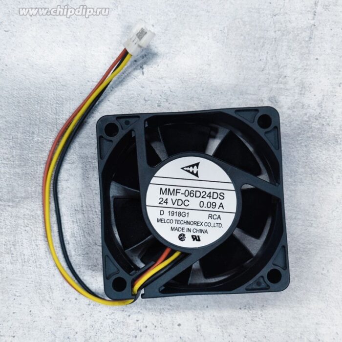 8017972592 Вентилятор Melco Technorex MMF-06D24DS-RCA DC 24V 0.09A 60x25 3pin () Hirschmann — изображение 3