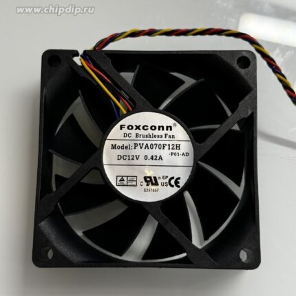 8007683202 Вентилятор Foxconn PVA070F12H 12V DC 0.42A 70X20 4pin Hirschmann