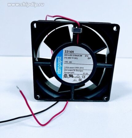 8038194108 Вентилятор Ebmpapst 3314 H 24V DC 210mA 5W 92X32 2pin Hirschmann
