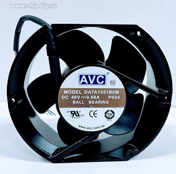 8038676813 Вентилятор AVC DATA1551B8M 48V DC 0.98A 172X150X51 4pin Скош.Круг () Hirschmann — изображение 2