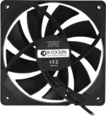 8038009538 Вентилятор ID-Cooling FL-12025K 120x120mm черный 3-pin 21dB 145gr Ret Hirschmann — изображение 3