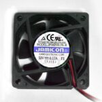 8009976947 Вентилятор 60x60x20, напряжение 12В, ток 0.17А, выводы 2L, подшипник качения, JF0620B1H-R Hirschmann