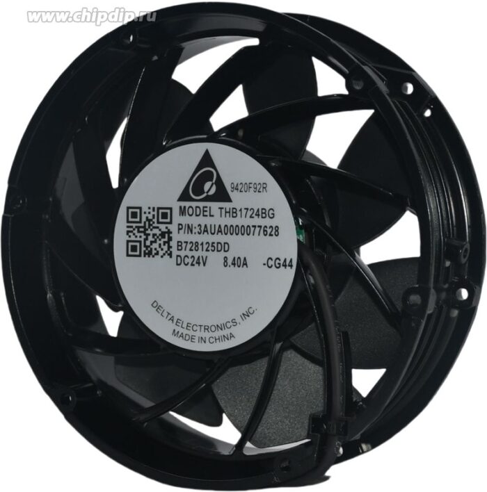 8008311132 Вентилятор Delta Electronics THB1724BG P/N:3AUA0000077628 24v 8.4A 4pin Hirschmann — изображение 3