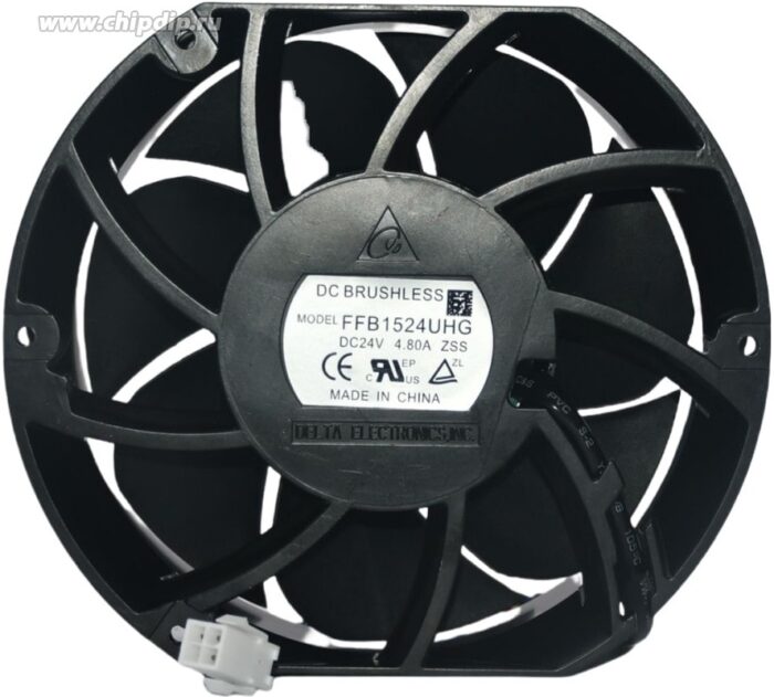 8007682672 Вентилятор Delta Electronics FFB1524UHG DC 172x150x51мм 24V 24W 4.8A 4pin Hirschmann — изображение 2