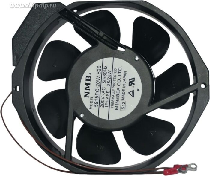 8016696964 Вентилятор NMB 5915PC-20W-B20-S12 172x150x38 28W 200V Hirschmann — изображение 2