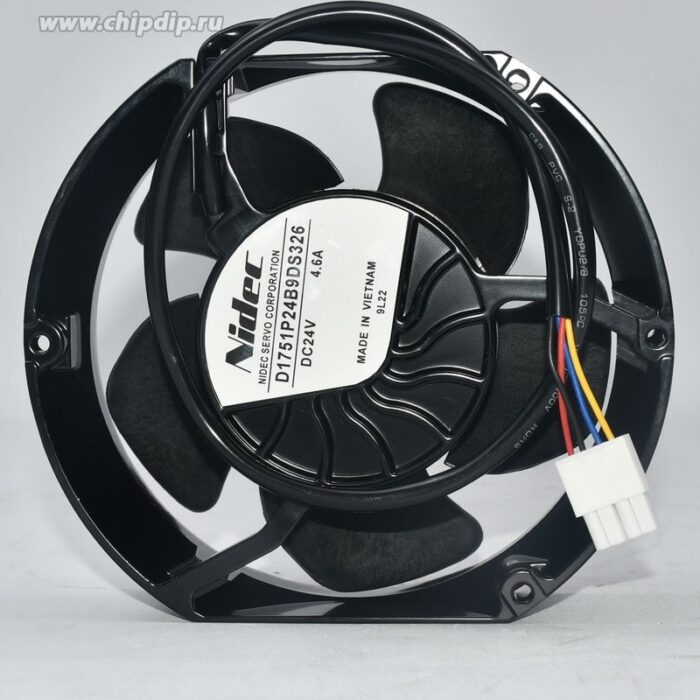 8035599078 Вентилятор SERVO D1751P24B9DS326 24V 4.6A 172x150x51 4pin () Hirschmann — изображение 2