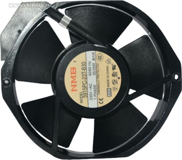 8049571586 Вентилятор NMB-MAT 5915PC-23T-B30 220V 35W 50/60Hz 172X150X38 Клемма Hirschmann — изображение 2