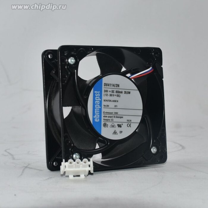 8044672937 Вентилятор Ebmpapst DV 4114/2N 24V 850mA 20.5W 120x38 3pin () Hirschmann — изображение 6