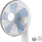 8049633982 Wall Fan 66.17m³/min 400mm blade diameter 3 speed 230 V with plug: Type G - British 3-pin Hirschmann