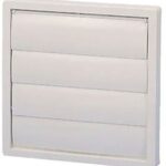 8049641132 870371 - PER 355 W, White PVC Vent Grille, 394 x 394mm Hirschmann
