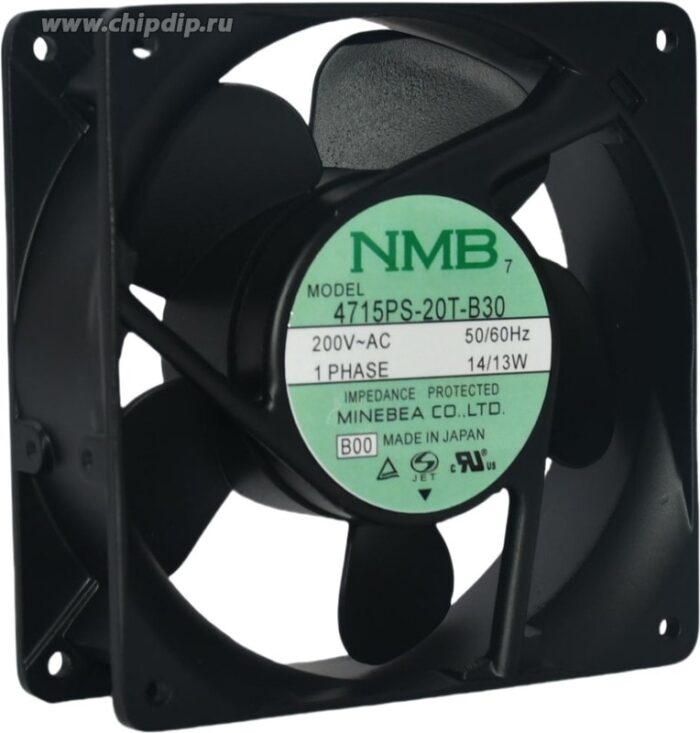 8035599204 Вентилятор NMB 4715PS-20T-B30 200V AC 14/13W клемма () Hirschmann — изображение 3