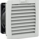 8050747641 11622103055 Series Filter Fan, 230 V ac, ac Operation, 46m³/h Filtered, 56 → 64m³/h Unimpeded, IP55 Hirschmann
