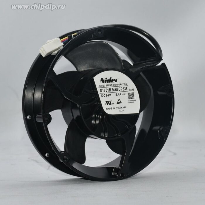 8049670632 Вентилятор Nidec Servo D151M24B8CP335 24V 3.4A 172X51 4pin Hirschmann — изображение 2