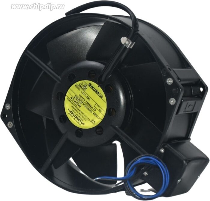 8049670646 Вентилятор IKURA THA1V-7556XV-TP 200V 43/40W 172x150x55 2pin Hirschmann — изображение 2