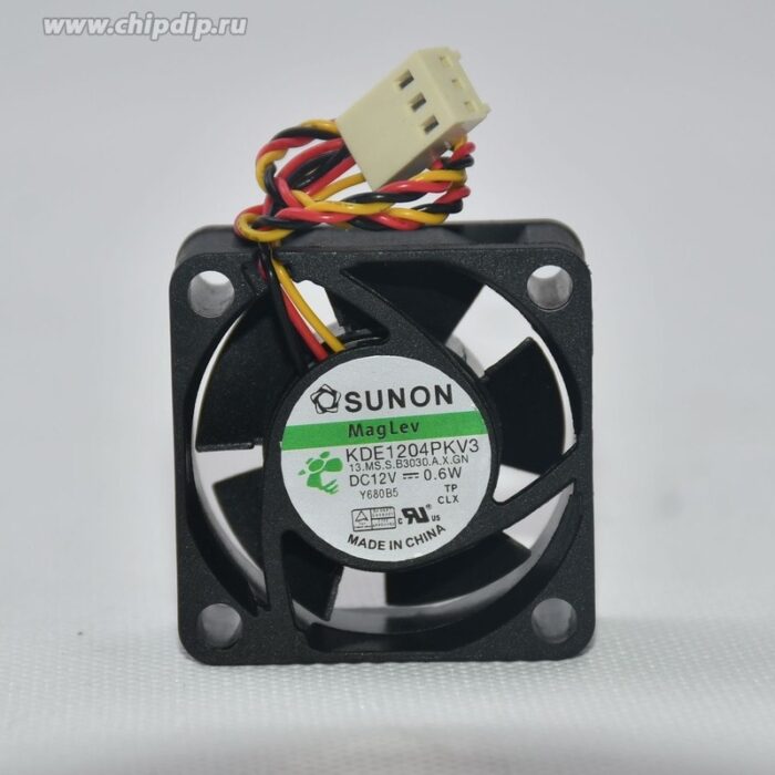 8035597620 Вентилятор Sunon KDE1204PKV3 DC12V 0.6W 0.05A 3pin 40x20 () Hirschmann — изображение 2