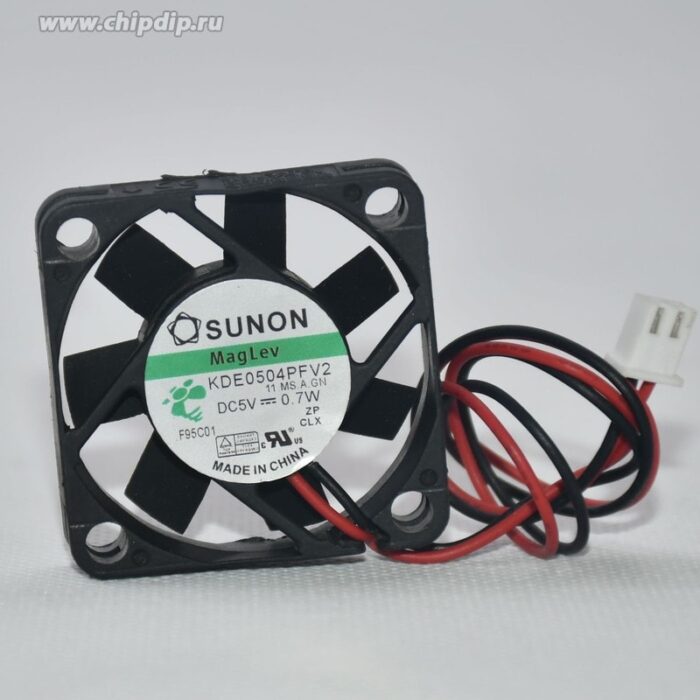 8023410711 Вентилятор Sunon KDE0504PFV2 5V 0.7W 0.14A 40x10мм Hirschmann — изображение 2