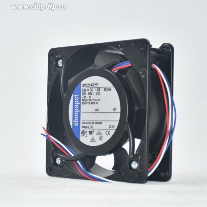 8035597180 Вентялятор Ebmpapst DV5214/2HP 24V DC 1.6A 38.5W 127x38 4pin () Hirschmann — изображение 3