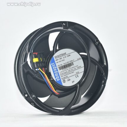 8010591828 Вентилятор Ebmpapst 6318/2TDH4P 48v 3.125A 150W (36-72V DC) Hirschmann