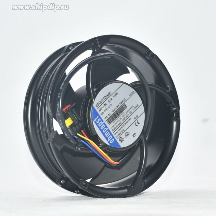 8010591828 Вентилятор Ebmpapst 6318/2TDH4P 48v 3.125A 150W (36-72V DC) Hirschmann — изображение 2
