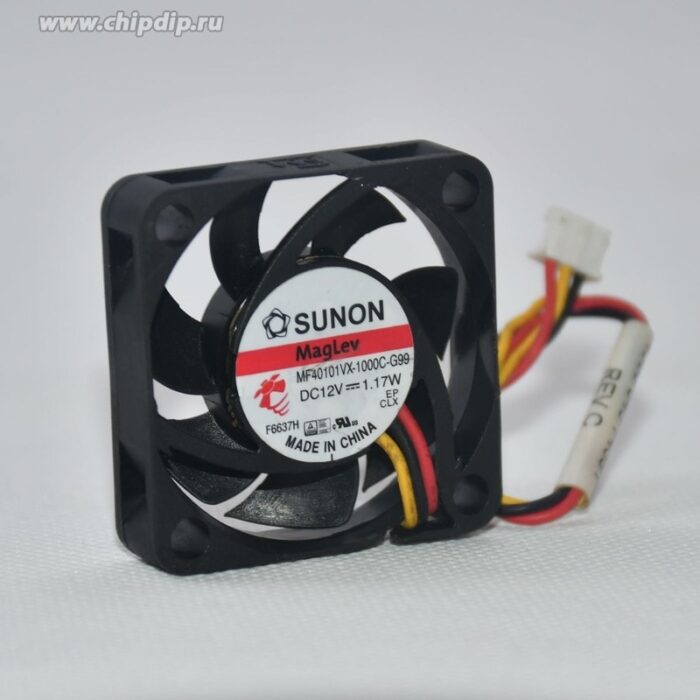 8049690026 Вентилятор Sunon MF40101VX-1000C-G99 12V 1.17W 40x10 3pin () Hirschmann — изображение 2