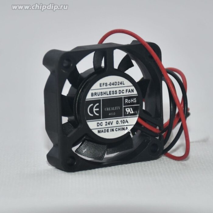 8049677928 Вентилятор CNC EFS-04D24L 24V 0.10A 40x10 2pin Hirschmann — изображение 2