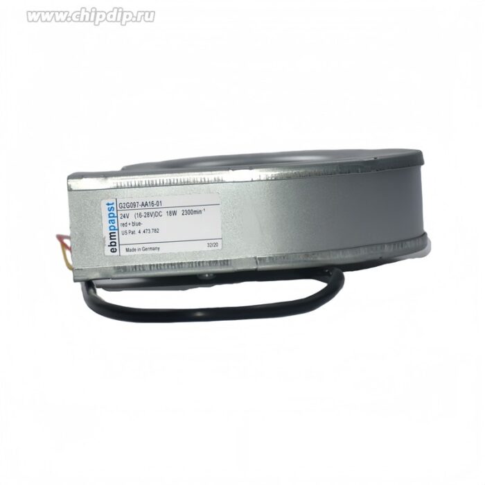 8024494101 Вентилятор Ebmpapst G2G097-AA16-01 24V DC 17W 3pin улитка Hirschmann — изображение 2