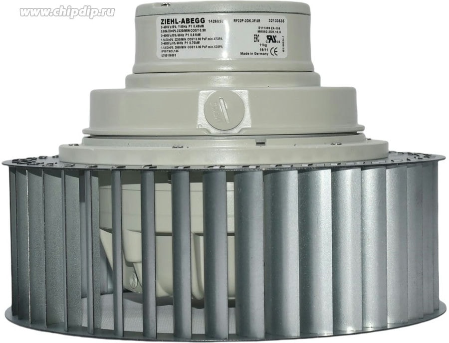 doc066147453 8049770480 Вентилятор Ziehl-abegg RF22P-2DK.3F.6R 400V 0.8/1.1A Hirschmann — изображение 1