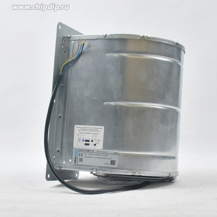 8017301307 Вентилятор Ebmpapst D2E133-AM47-23 230V 50/69Hz 0.84A/0.88A 190/200W 1500/1800r/min Hirschmann — изображение 4