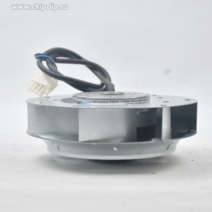 8029311672 Вентилятор Ebmpapst R2E175-AC79-29 115V 55/70W 0.50/0.61A 3pin Hirschmann — изображение 2