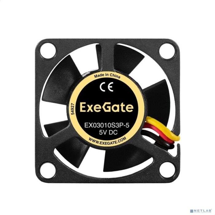 8038575116 EX295190RUS, Вентилятор 5В DC ExeGate EX03010S3P-5 (30x30x10 мм, Sleeve bearing (подшипник скольжения), 3pin, 9000RPM, 25dBA) Hirschmann — изображение 5