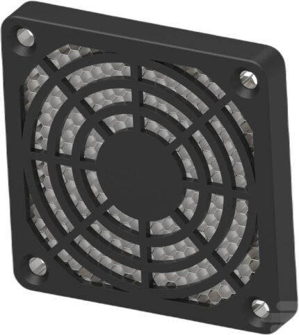 8050024876 2489075-1, Black ABS Vent Grille, 70 x 70mm Hirschmann