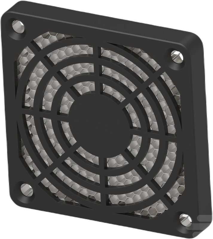 doc066356163 8050024876 2489075-1, Black ABS Vent Grille, 70 x 70mm Hirschmann — изображение 1
