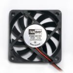 8050056166 Вентилятор 60x60x10, напряжение 12 В, ток 0.12 А, 2L, подшипник качения, FD6010B12H Hirschmann