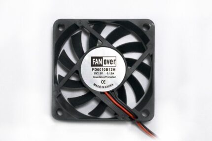 8050056166 Вентилятор 60x60x10, напряжение 12 В, ток 0.12 А, 2L, подшипник качения, FD6010B12H Hirschmann