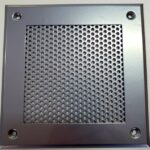 8050044821 Вентиляционная решетка металлическая на саморезах 210x210мм VRK00217S Hirschmann