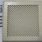 8050044826 Вентиляционная решетка металлическая на саморезах 300x300мм VRK00304S Hirschmann