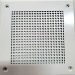 8050044818 Вентиляционная решетка металлическая на саморезах 210x210мм VRQ00210S Hirschmann