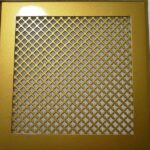 8050044824 Вентиляционная решетка металлическая на саморезах 300x300мм VRC00302S VRK00302S Hirschmann