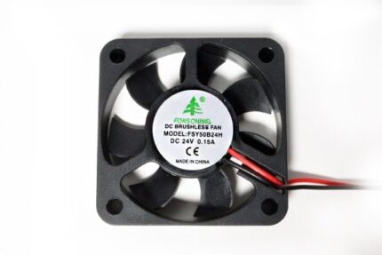 8009976660 Вентилятор 50x50x10, напряжение 24В, ток 0.15А, выводы 2L, подшипник качения, FSY50B24H Hirschmann