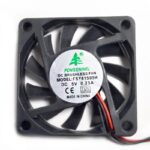 8009977007 Вентилятор 60x60x10, напряжение 5В, ток 0.25А, выводы 2L, подшипник скольжения, FSY61S05H Hirschmann