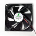 8009976978 Вентилятор 92x92x25, напряжение 24В, ток 0.20А, выводы 2L, подшипник качения, FSY92B24H Hirschmann