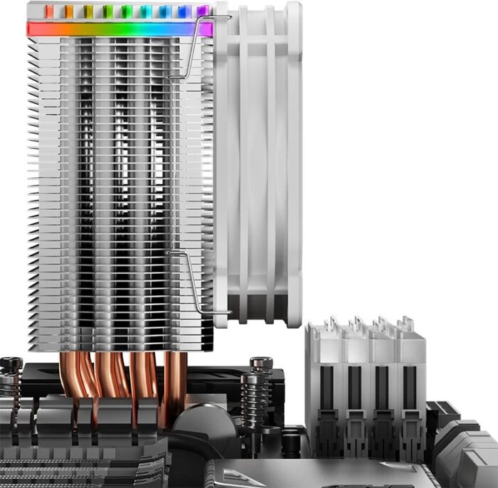 8049778884 CR-1400 ARGB(White), JONSBO CPU Cooler CR-1400 ARGB White, Кулер для процессора Hirschmann — изображение 3