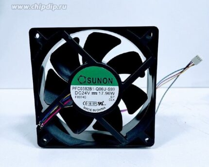 8049804507 Вентилятор SUNON PFC0382B1-Q06U-S99 24V 17.98W 120X38 4pin () Hirschmann