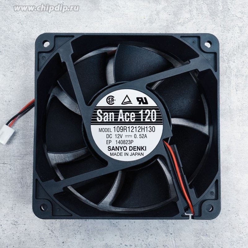 doc066650098 8049010862 Вентилятор Sanyo Denki 109R1212H130 12V 0.52A 120x38 2pin Hirschmann — изображение 1