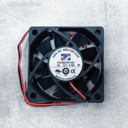 8050048693 Вентилятор ARX FD1260-S1112C 12V DC 0.19A 60X15 2pin () Hirschmann