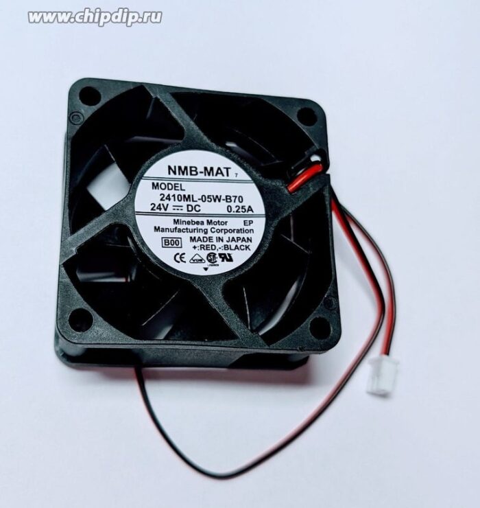 8007681774 Вентилятор NMB-MAT 2410ML-05W-B70 24V DC 0.25A 60X25 2pin Hirschmann — изображение 2