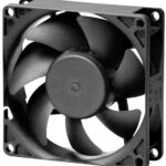 8000619533 MC002708.,AXIAL FAN, 80MM, 12VDC, 37CFM, 30DBA Hirschmann