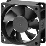8001641913 MC002706,DC Axial Fan, 24 V, Square, 60 mm, 25 mm, Vapo Bearing, 23.5 CFM Hirschmann